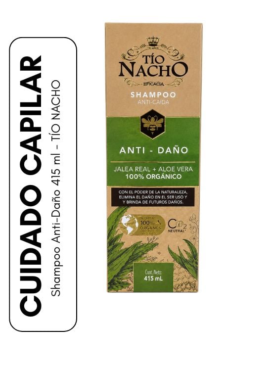 SHAMPOO ANTI-DAÑO 415 ML - TÍO NACHO - 1