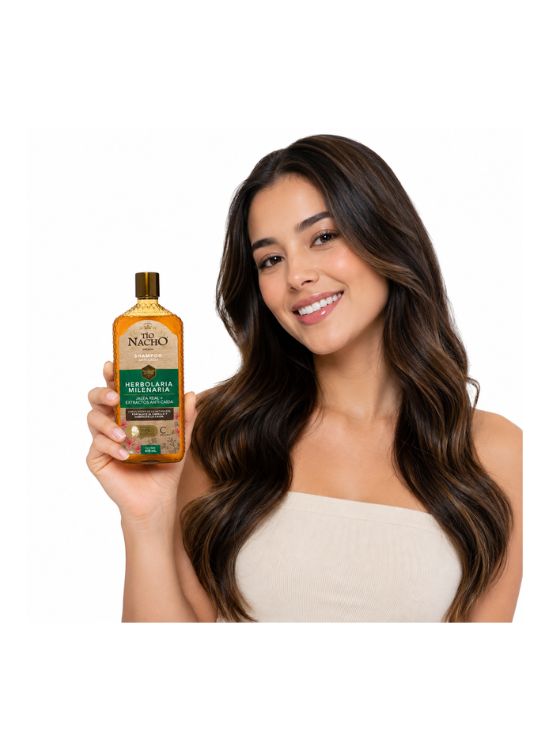 SHAMPOO ANTI-CAIDA HERBOLARIA MILENARIA 415 ML - TÍO NACHO - 3
