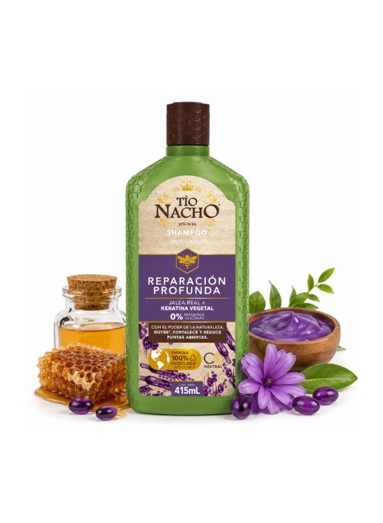 SHAMPOO REPARACIÓN PROFUNDA 415 ML - TÍO NACHO - 2