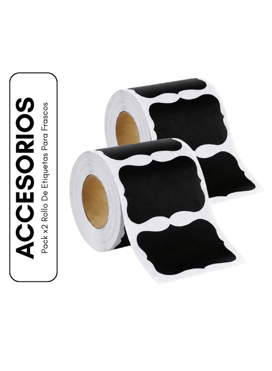 PACK X2 ROLLO DE ETIQUETAS PARA FRASCOS - 1