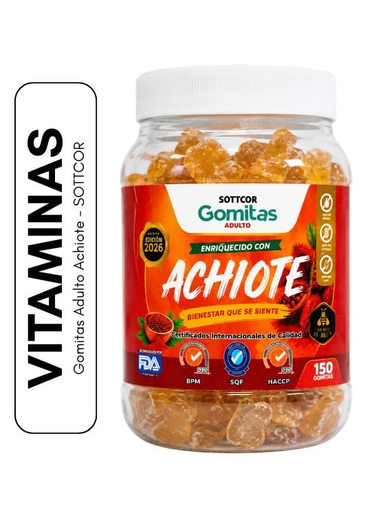 GOMITAS ADULTO ACHIOTE - SOTTCOR - 1