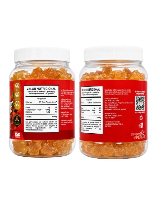 GOMITAS ADULTO ACHIOTE - SOTTCOR - 2