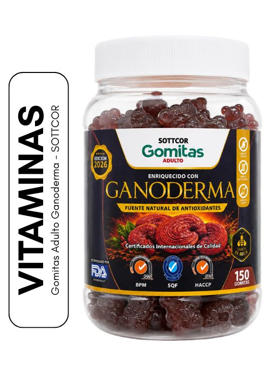 GOMITAS ADULTO GANODERMA - SOTTCOR - 1