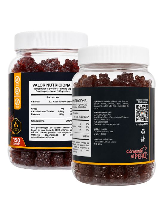 GOMITAS ADULTO GANODERMA - SOTTCOR - 2