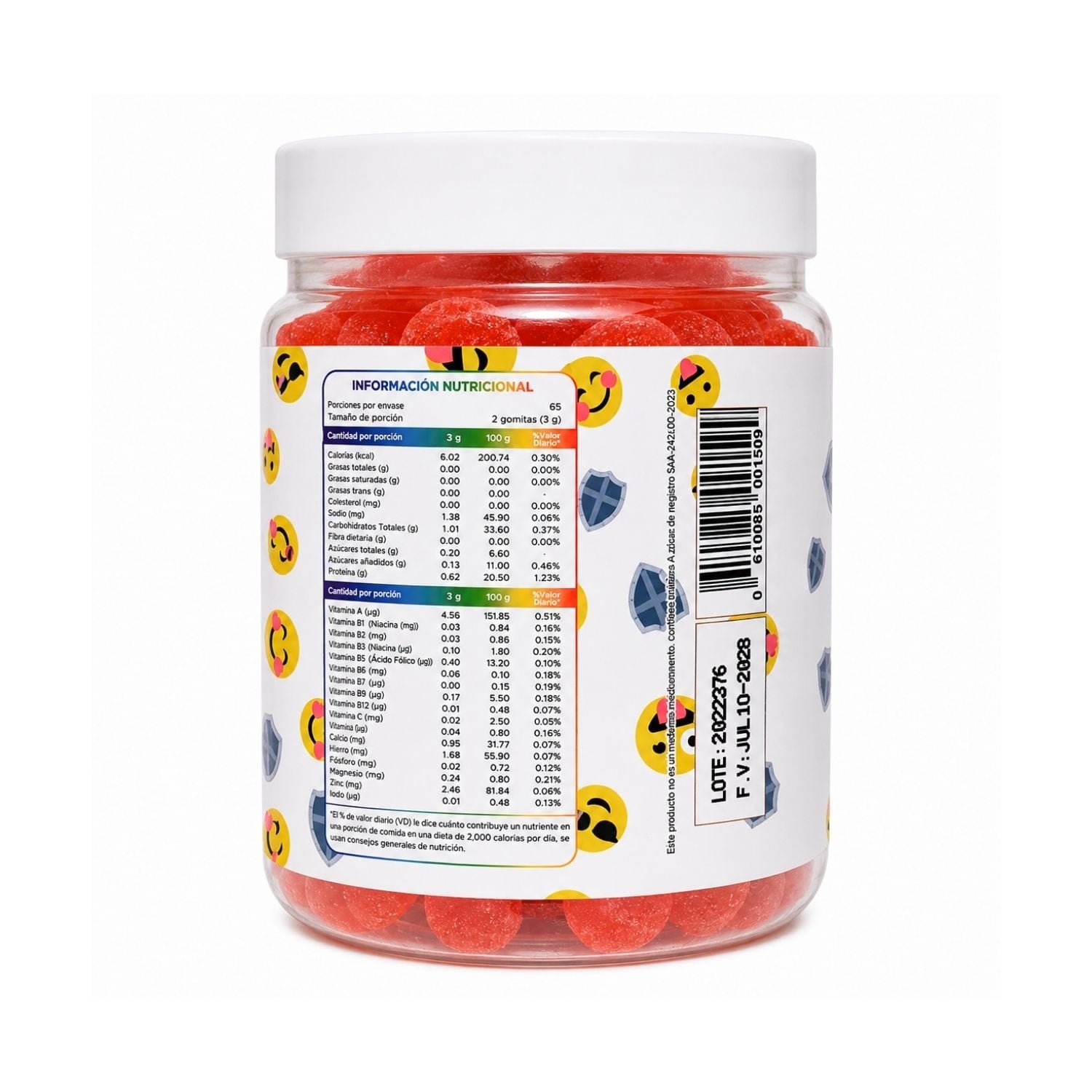 GOMITAS MULTIVITAMINAS ADULTOS - DERMO SUMAK - 3