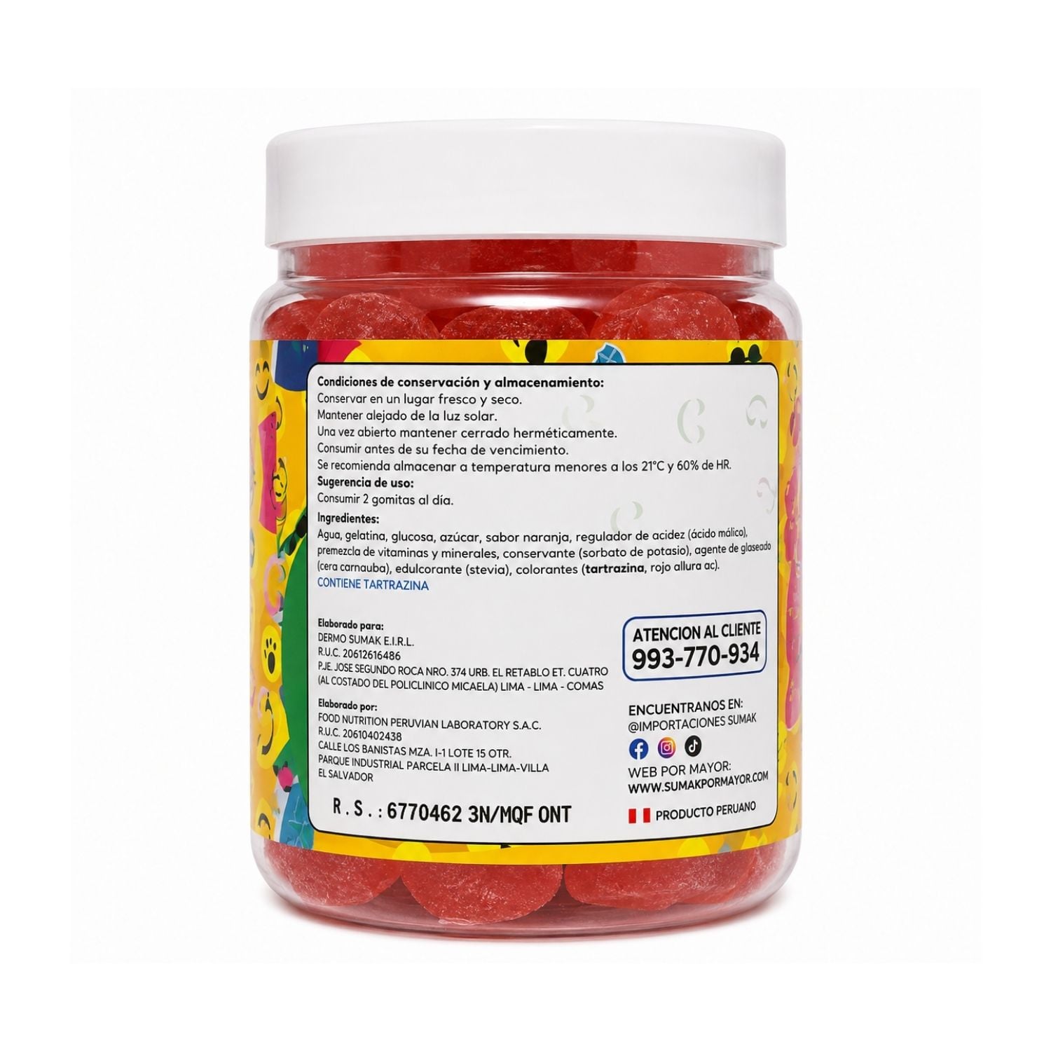 GOMITAS MULTIVITAMINAS NIÑOS - DERMO SUMAK - 2