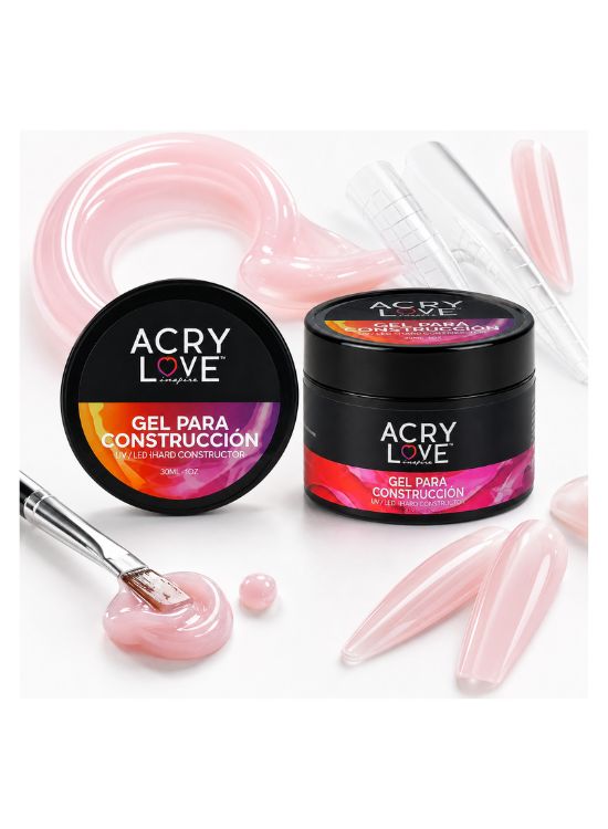 GEL UV PARA CONSTRUCCIÓN DE UÑAS ACRÍLICAS 1 OZ ACRY LOVE - 2