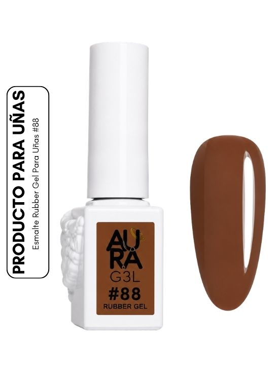 ESMALTE RUBBER GEL PARA UÑAS #88 - AURA - 1