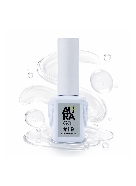 ESMALTE RUBBER GEL PARA UÑAS #19 - AURA - 2