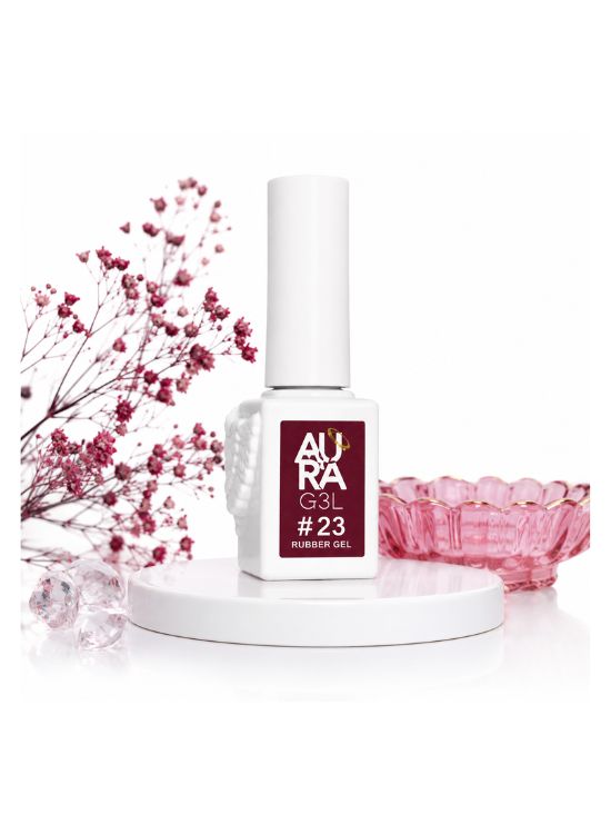 ESMALTE RUBBER GEL PARA UÑAS #23 - AURA - 2