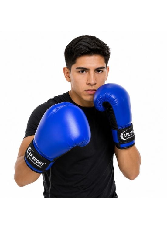 GUANTES DE BOX NACIONAL AZUL TALLA 16 - 2