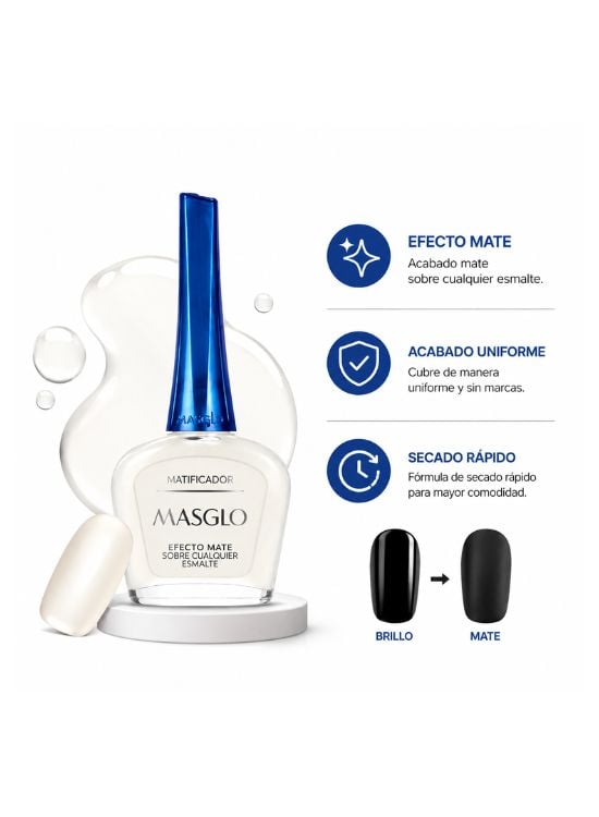 MATIFICADOR EFECTO MATE 7 ML - MASGLO - 2