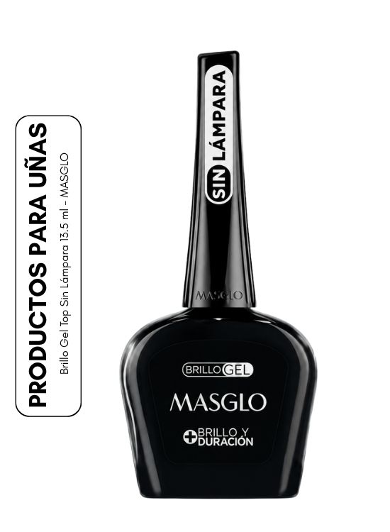 BRILLO GEL TOP SIN LÁMPARA 13.5 ML - MASGLO - 1