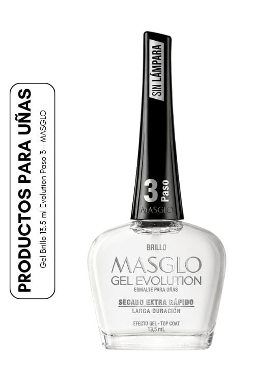GEL BRILLO 13.5 ML EVOLUTION PASO 3 - MASGLO - 1