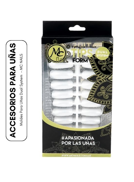 MOLDES PARA UÑAS DUAL SYSTEM - MC NAILS - 1