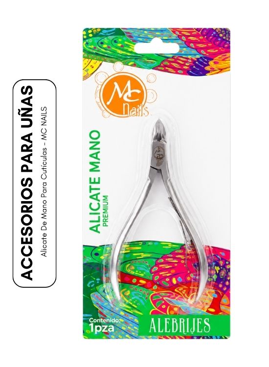 ALICATE DE MANO PARA CUTÍCULAS - MC NAILS - 1