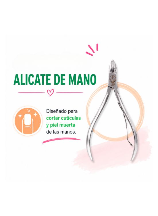 ALICATE DE MANO PARA CUTÍCULAS - MC NAILS - 2