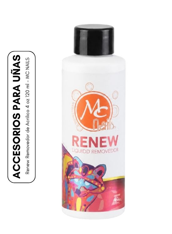 RENEW REMOVEDOR DE ACRILICO 4 OZ 120 ML - MC NAILS - 1