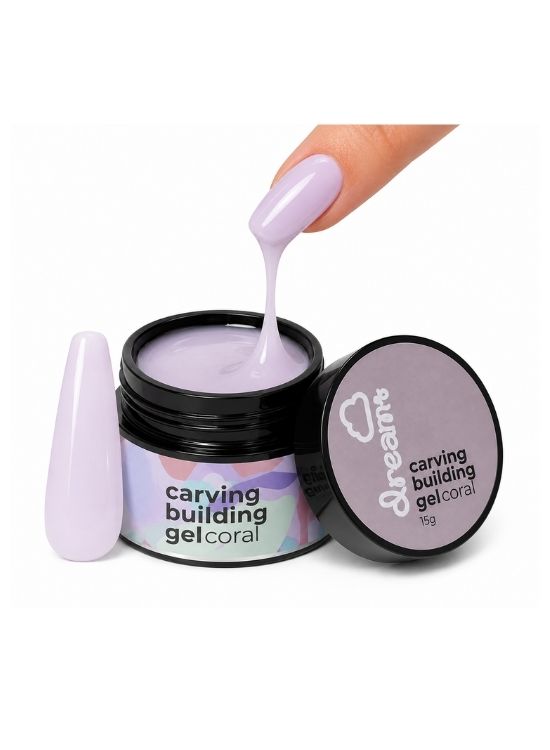 DREAMS CARVING BUILDING GEL CORAL 15 G - MC NAILS - 3