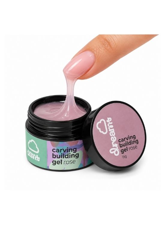 DREAMS CARVING BUILDING GEL ROSE 15 G - MC NAILS - 3