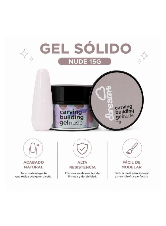 DREAMS CARVING BUILDING GEL NUDE 15 G - MC NAILS - 2