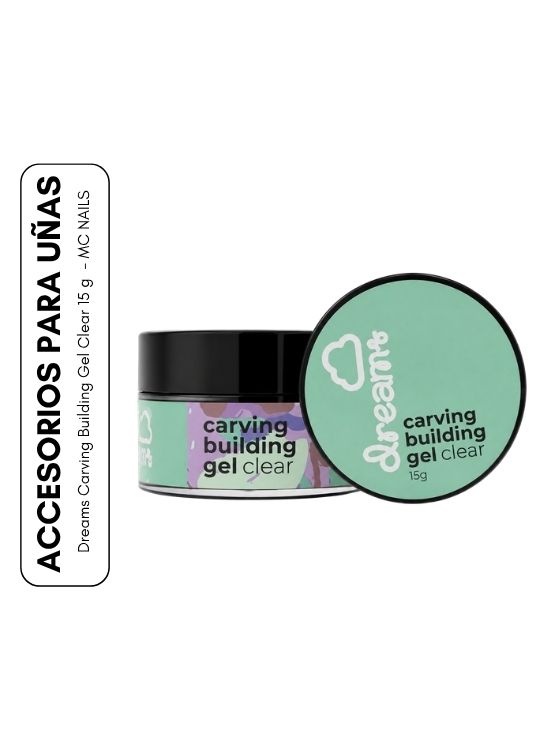 DREAMS CARVING BUILDING GEL CLEAR 15 G - MC NAILS - 1