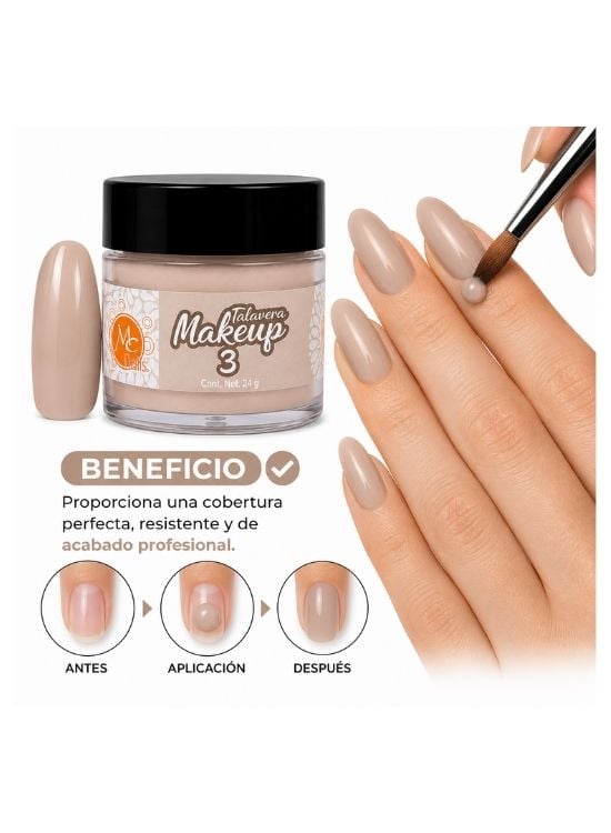 TALAVERA MAKEUP TONO 03 24G - MC NAILS - 3