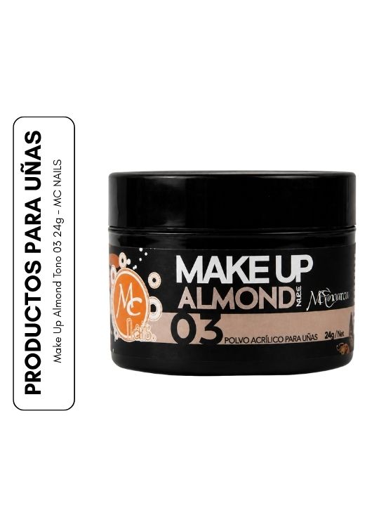 MAKE UP ALMOND TONO 03 24G - MC NAILS - 1