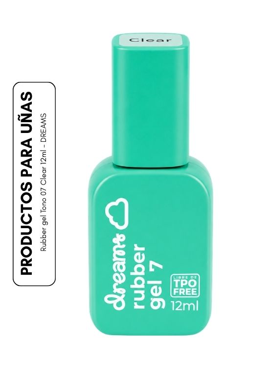 RUBBER GEL TONO 07 CLEAR 12ML - DREAMS - 1