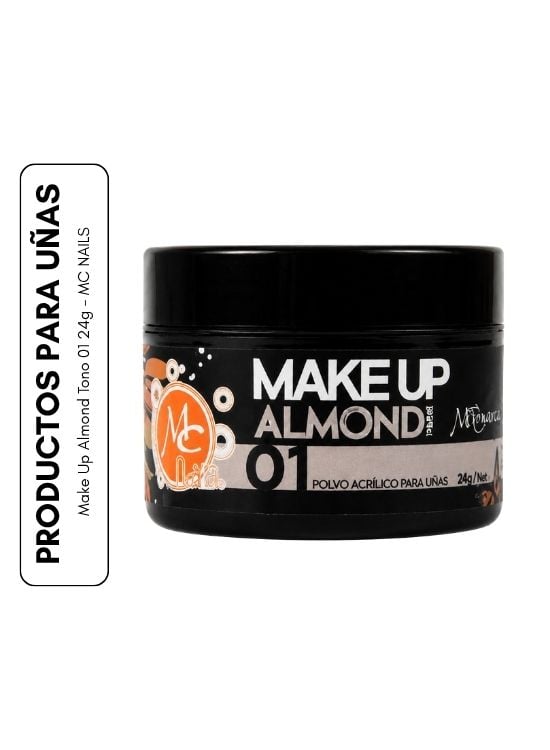 MAKE UP ALMOND TONO 01 24G - MC NAILS - 1