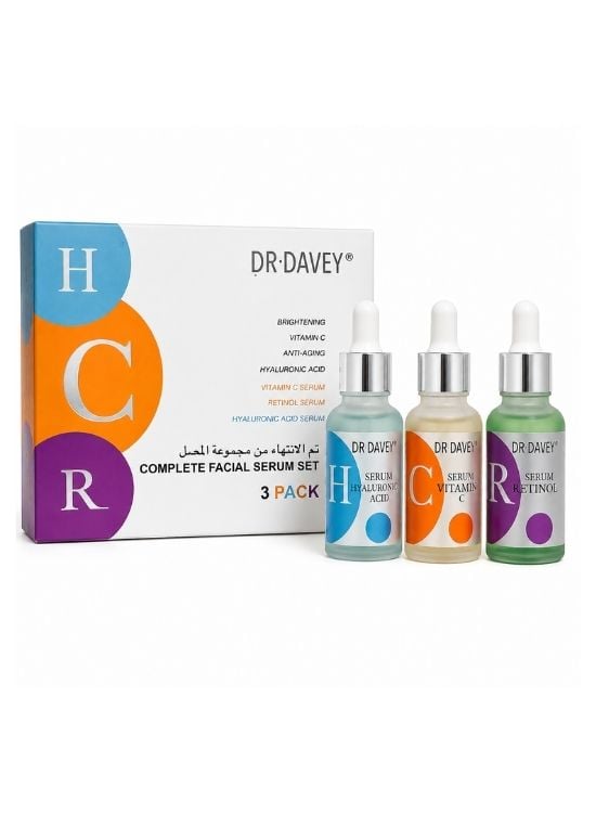 SET DE SERUM ÁCIDO HIALURÓNICO + VITAMINA C + RETINOL - DR DAVEY - 2