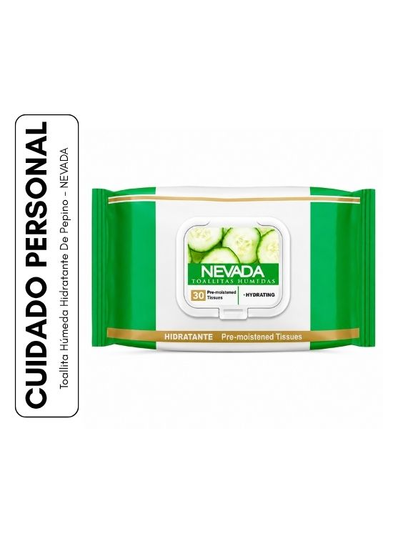 TOALLITA HĂMEDA HIDRATANTE DE PEPINO - NEVADA - 1