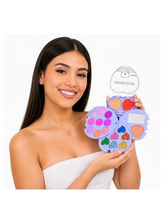 PACK X3 KIT DE MAQUILLAJE EN FORMA DE CORAZÓN - SAMANTHA - 3