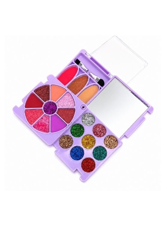 MINI KIT SOMBRAS RUBOR ILUMINADOR TONO 02 - SAMANTHA - 2