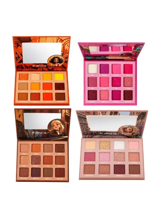 PACK X4 PALETA SOMBRAS DE OJOS GIRL WORLD - SAMANTHA - 2