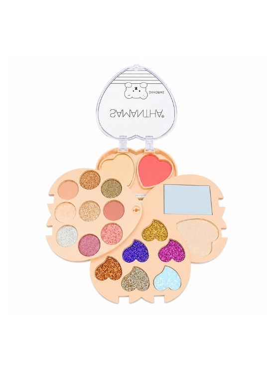 KIT DE MAQUILLAJE EN FORMA DE CORAZÓN TONO 02 - SAMANTHA - 2