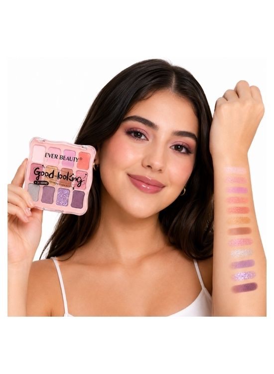 PACK X2 PALETA SOMBRA PARA OJOS GOOD LOOKING 24 HORAS - EVER BEAUTY - 3