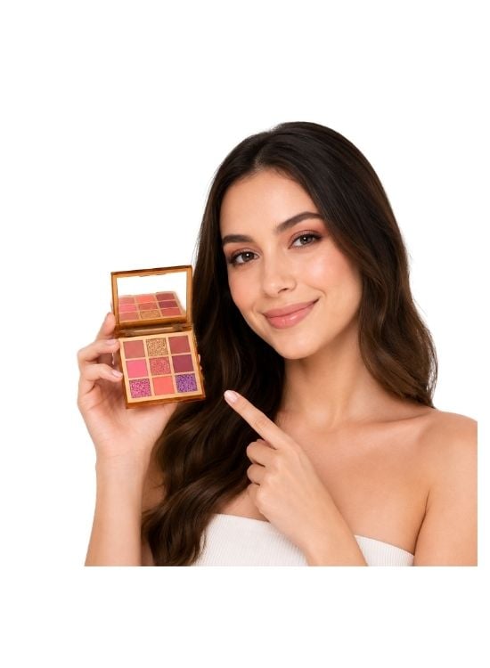 PALETA SOMBRAS DE OJOS NUDE MEDIUN TONO 02 - S.F.R. COLOR - 3