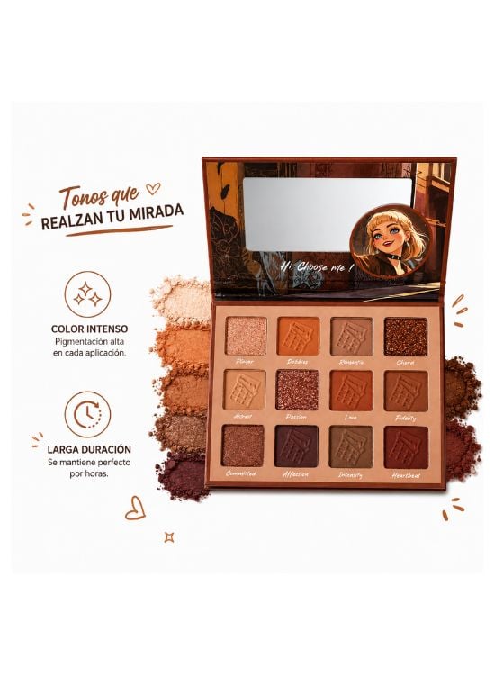 PALETA SOMBRAS DE OJOS GIRL WORLD TONO 03 - SAMANTHA - 2