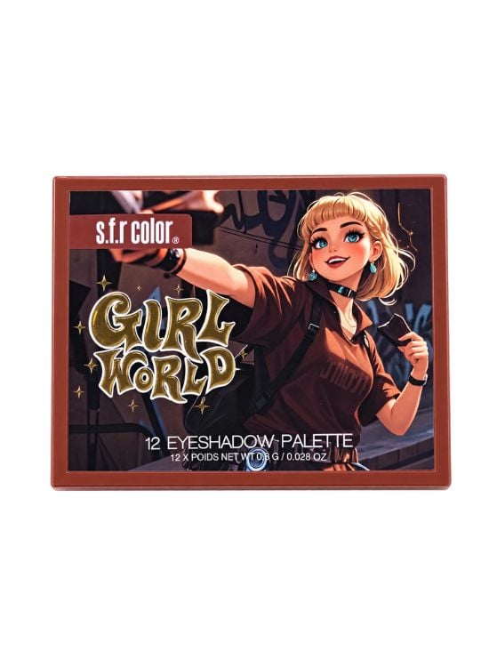 PALETA SOMBRAS DE OJOS GIRL WORLD TONO 03 - SAMANTHA - 4