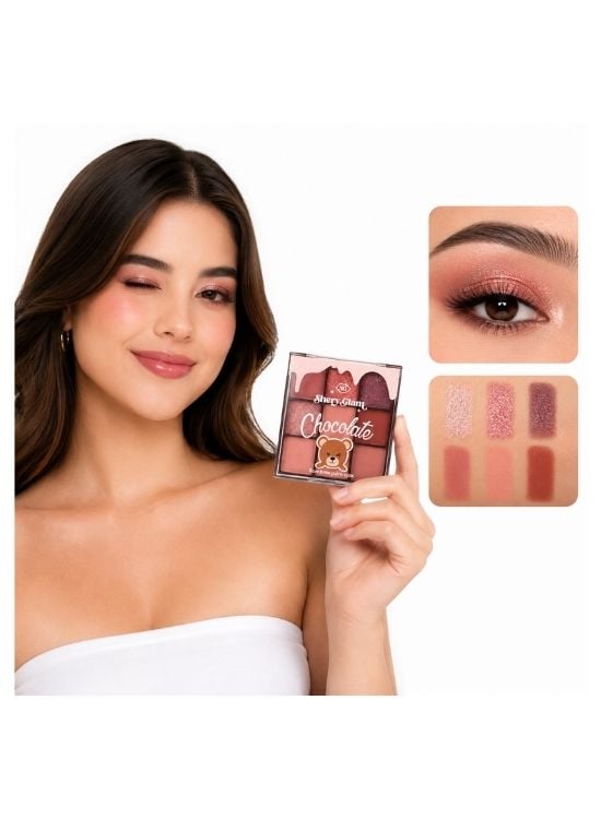 PALETA SOMBRA DE OJOS CHOCOLATE OSITO TONO 03 - SHERY GLAM - 3