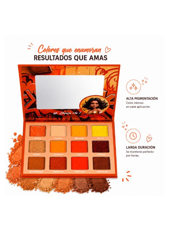 PALETA SOMBRAS DE OJOS GIRL WORLD TONO 01 - SAMANTHA - 2