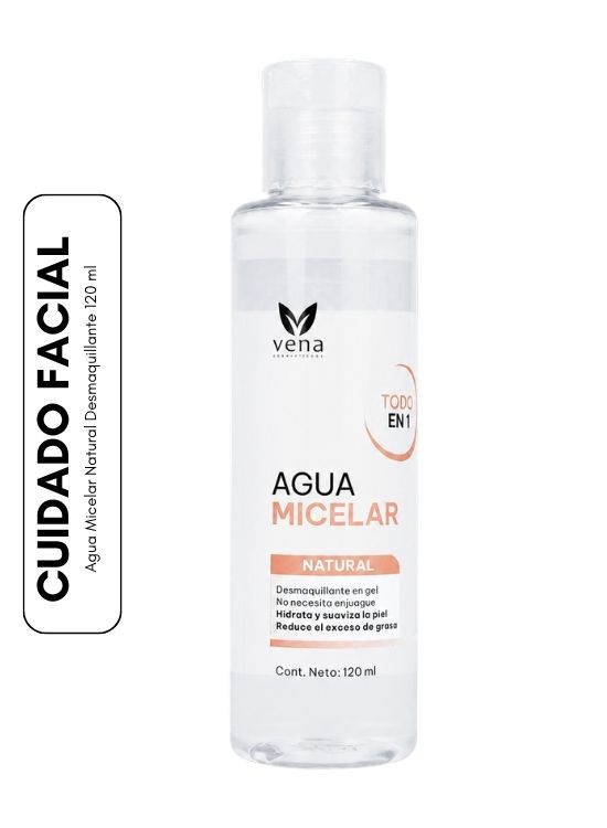 AGUA MICELAR NATURAL DESMAQUILLANTE 120 ML - 1