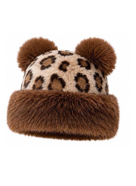 GORRO DE INVIERNO RUSO ANIMAL PRINT - 1