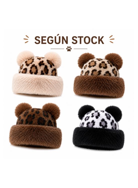 GORRO DE INVIERNO RUSO ANIMAL PRINT - 2