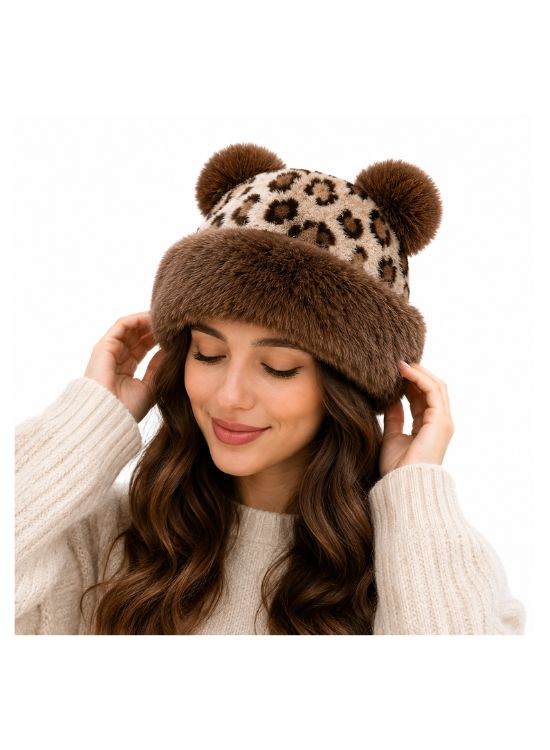 GORRO DE INVIERNO RUSO ANIMAL PRINT - 3