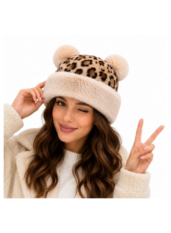 GORRO DE INVIERNO RUSO ANIMAL PRINT - 4