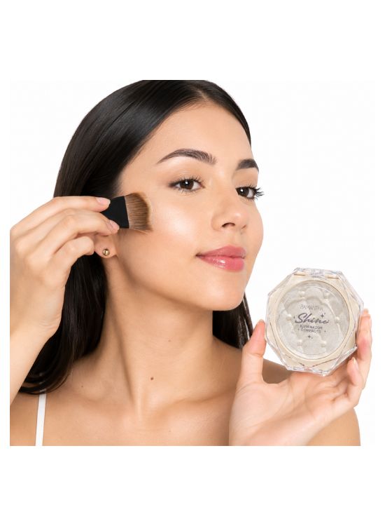 ILUMINADOR COMPACTO SHINE TONO 01 - SAMANTHA - 3