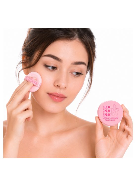 POLVO COMPACTO FINISHING BANANA ROSE Y LÍN - 3
