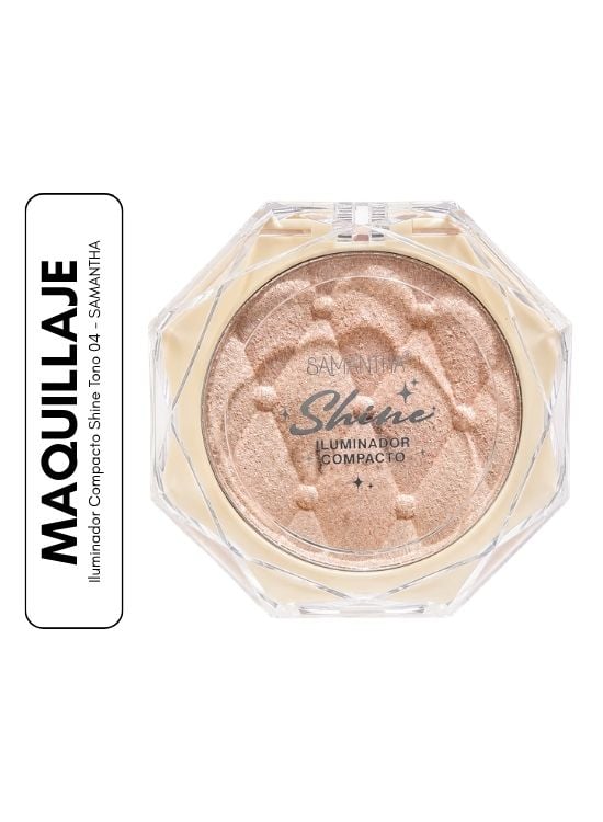 ILUMINADOR COMPACTO SHINE TONO 04 - SAMANTHA - 1